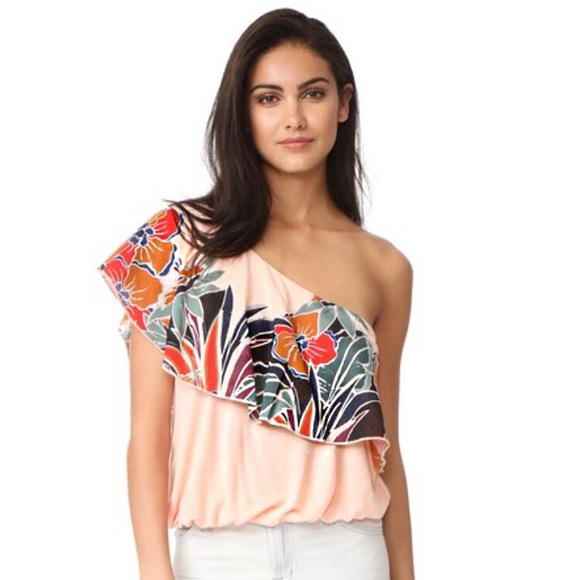 Free People Tops - NWT Free People Annka ruffle One-Shoulder Tank XS